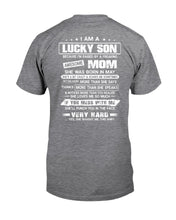 Load image into Gallery viewer, Gift For Lucky Son May Mom Loves Me So Much Guys Tee