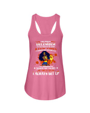 Load image into Gallery viewer, December Superwoman Life Has Knocked Me Down Birthday Meaningful Gift Ladies Flowy Tank