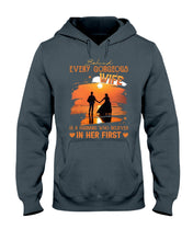 Load image into Gallery viewer, Behind Every Gorgeous Wife Is A Husband Who Believes In Her First Trending Hoodie