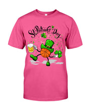 Load image into Gallery viewer, Basketball Saint Patrick's Day Gift For Basketball Lovers Guys Tee