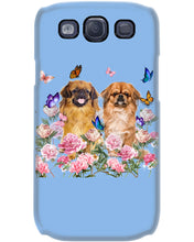 Load image into Gallery viewer, Pekingese With Peonies Gift For Dog Lovers Phone case