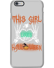 Load image into Gallery viewer, This Girl Loves Halloween Gift For Girls Phone case