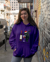 Load image into Gallery viewer, Cat Drink And Be Merry Meaningful Gift For Women Hoodie