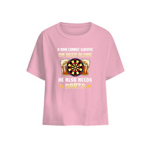 Load image into Gallery viewer, A Man Cannot Survive On Beer Alone He Also Needs Darts Trending Baby Onesie