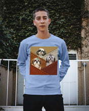 Load image into Gallery viewer, Three Cute Shih Tzu In Bag Gift For Dog Lovers Sweatshirt