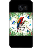 Load image into Gallery viewer, Scarlet Macaw With Butterflies I Am Always With You Gift For Lover Phone case