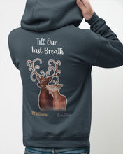Load image into Gallery viewer, Custom Name Deers Gift For Boyfriend Till Our Last Breath Hoodie