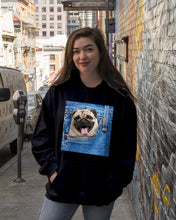 Load image into Gallery viewer, baby Pug In Denim Pocket Gift For Dog Lovers Hoodie