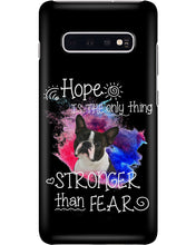 Load image into Gallery viewer, ln Boston Terrier Hope Is The Only Thing Gift For Dog Lovers Phone case