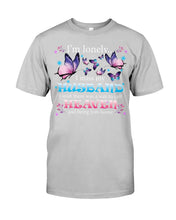 Load image into Gallery viewer, I'm Lonely I Miss My Husband Butterfly Gift For Lover Guys Tee