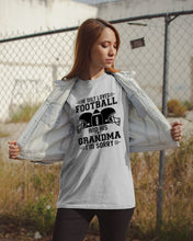 Load image into Gallery viewer, He Only Loves Football And His Grandma Guys Tee