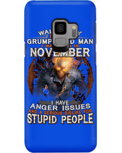 Load image into Gallery viewer, Walk Away I Am A Grumpy Old Man Who Was Born In November Birthday Gift Phone case