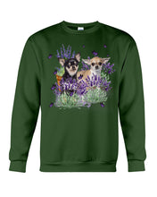 Load image into Gallery viewer, Lovely Phone Case With Lavender Flowers Gift For Chihuahua Lovers Sweatshirt