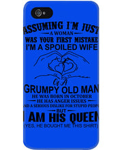 Load image into Gallery viewer, A Spoiled Wife Of An October Grumpy Old Man Birthday Meaningful Gift Phone case