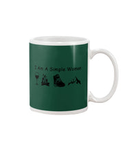 Load image into Gallery viewer, Simple Woman Loves Wine Camping Shoes And Climbing Mug