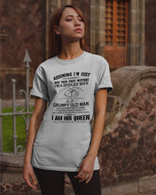Load image into Gallery viewer, A Spoiled Wife Of An October Grumpy Old Man Birthday Meaningful Gift Guys Tee