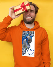 Load image into Gallery viewer, Magical Gray Couple African Parrot Gift For Bird Lovers Hoodie