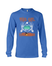 Load image into Gallery viewer, This Girl Loves Halloween Gift For Girls Unisex Long Sleeve