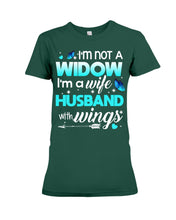 Load image into Gallery viewer, I'm A Wife Husband With Wings Trending Ladies Tee