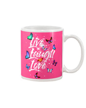 Load image into Gallery viewer, Butterfly Live Laugh Love Gift For Lover Mug