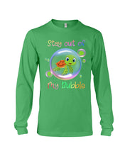 Load image into Gallery viewer, Vintage Funny Stay Out Of My Bubble Gift For Turtle Lovers Unisex Long Sleeve