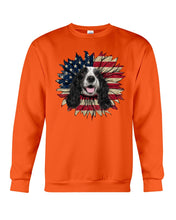 Load image into Gallery viewer, English Cocker Spaniel US Sunflower Gift For Dog Lovers Sweatshirt