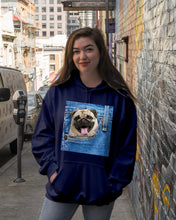 Load image into Gallery viewer, baby Pug In Denim Pocket Gift For Dog Lovers Hoodie