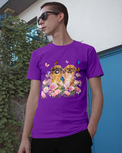 Load image into Gallery viewer, Pekingese With Peonies Gift For Dog Lovers Guys Tee