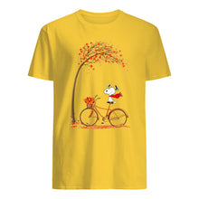 Load image into Gallery viewer, Snoopy Cartoon Movie Autumn Is Coming Gift For Fans Guys Tee