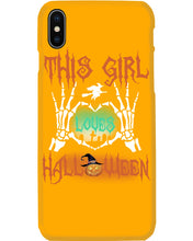 Load image into Gallery viewer, This Girl Loves Halloween Gift For Girls Phone case