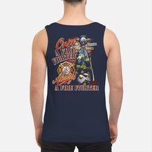 Load image into Gallery viewer, Once A Firefighter Always A Firefighter Special Custom Design Unisex Tank Top