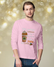 Load image into Gallery viewer, The Quarantine Time With Yarn And Coffee Gift For Women Unisex Long Sleeve