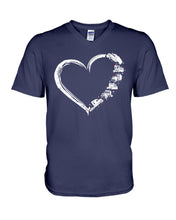 Load image into Gallery viewer, Custom Phone Case I Love My Trucker Best Gift For Trucker Guys V-Neck