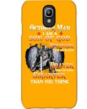 Load image into Gallery viewer, October Man Son Of God Birthday Meaningful Gift For Men Phone case