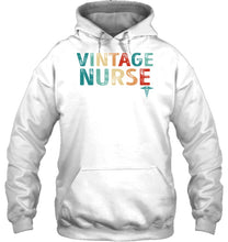 Load image into Gallery viewer, Vintage Nurse Knows More Than She Says And Notices More Than You Realize Hoodie