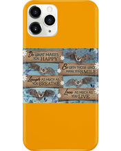 Load image into Gallery viewer, Do What Makes You Happy With Bats Gift For Girls Phone case