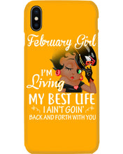 Load image into Gallery viewer, Betty Boop February Girl Living My Best Life Birthday Meaningful Gift Phone case