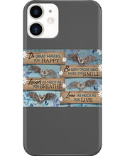 Load image into Gallery viewer, Do What Makes You Happy With Bats Gift For Girls Phone case