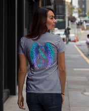 Load image into Gallery viewer, You Matter Ribbon Awareness With Angel Wings Ladies Tee