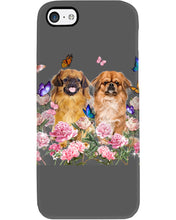 Load image into Gallery viewer, Pekingese With Peonies Gift For Dog Lovers Phone case