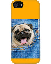 Load image into Gallery viewer, baby Pug In Denim Pocket Gift For Dog Lovers Phone case