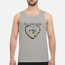 Load image into Gallery viewer, Sewing I'm A Simple Woman Gift For Women Unisex Tank Top
