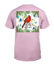 Load image into Gallery viewer, Scarlet Macaw With Butterflies I Am Always With You Gift For Lover Guys Tee