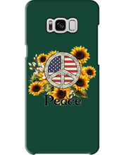 Load image into Gallery viewer, Peace Sign Sunflower Birthday Gift For Girls Phone case