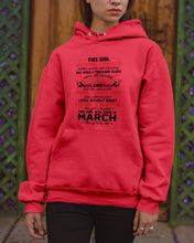 Load image into Gallery viewer, This Girl Has Fought A Thousand This Girl Was Born In March Hoodie