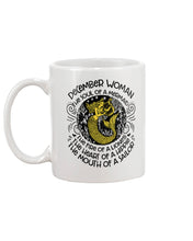 Load image into Gallery viewer, December Woman The Soul Of A Mermaid Birthday Meaningful Gift For Women Mug