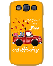 Load image into Gallery viewer, All I Need Are Love And Hockey Gift For Hockey Players Phone case