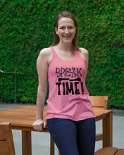 Load image into Gallery viewer, Break Bone Time White Background Gift For Women Ladies Flowy Tank
