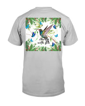 Load image into Gallery viewer, Hummingbird With English Daisy Gift For Birds Lovers Guys Tee