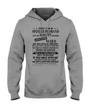 Load image into Gallery viewer, I'm A Spolied Husband But Not Yours - Awesome Wife Was Born In February Hoodie